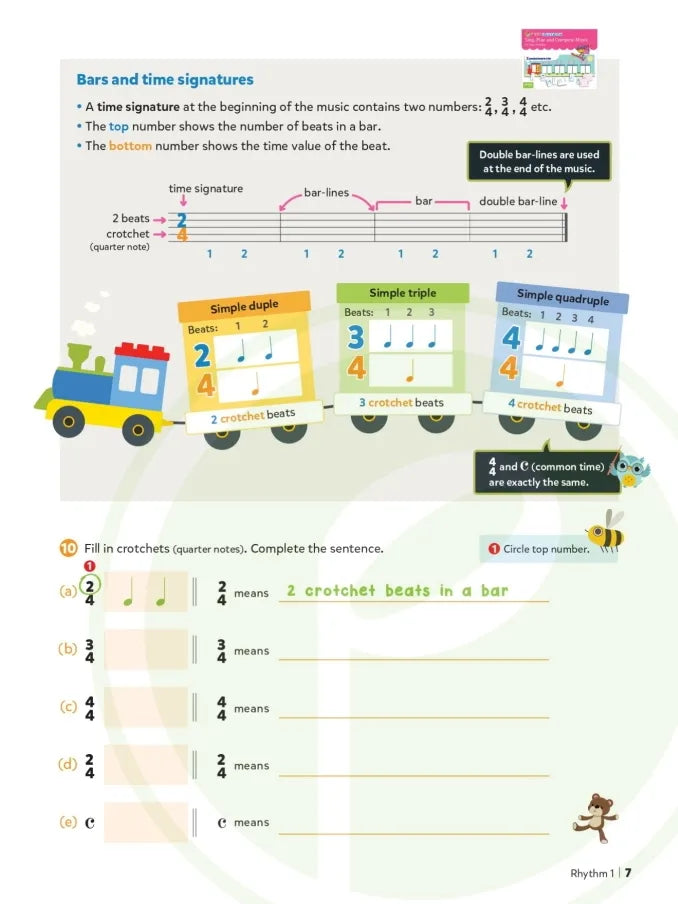 Music Theory For Young Musicians - Grade 1 Book (New 2024 Revised 4th Edition)