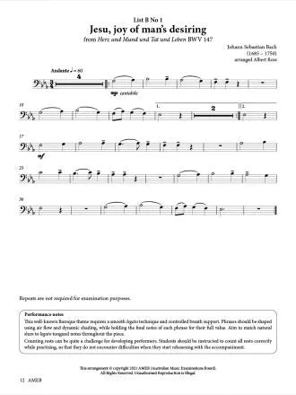 AMEB Trombone & Euphonium Series 2 - Grade 1 Book