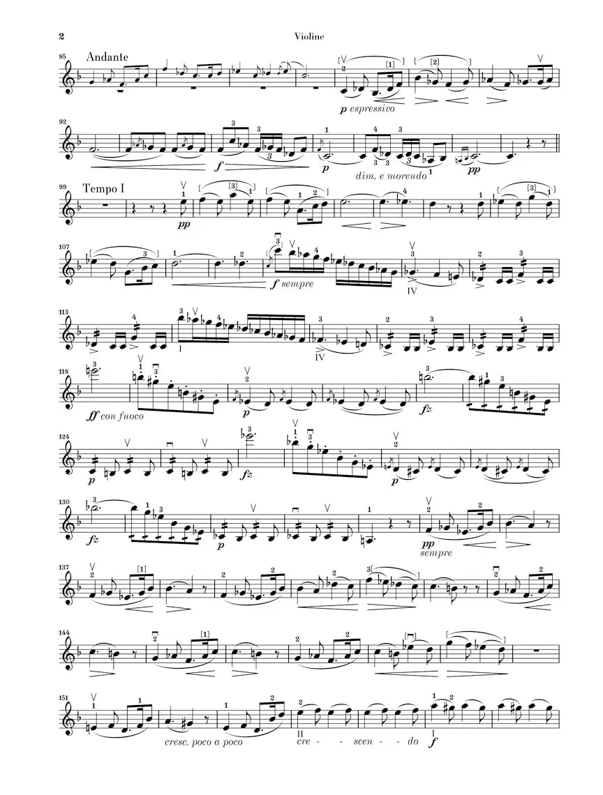 Grieg - Sonata F Major Op 8 For Violin with Piano Accompaniment Book