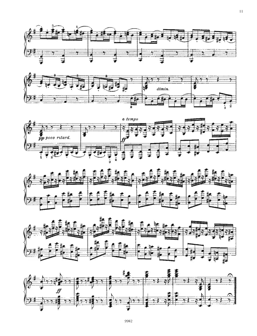 Mendelssohn - Rondo Capriccioso Op 14 For Piano Solo Book