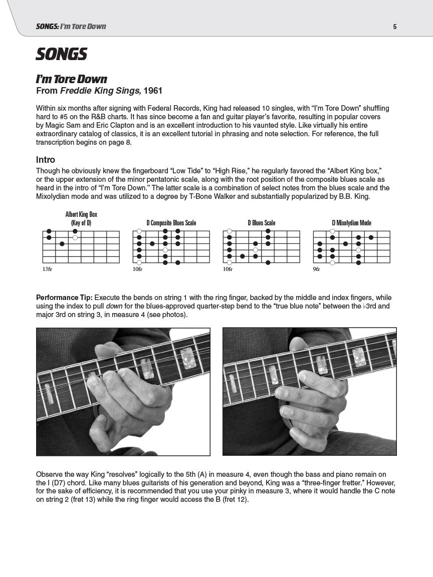 Play Like Freddie King Guitar Tab Bk/Ola