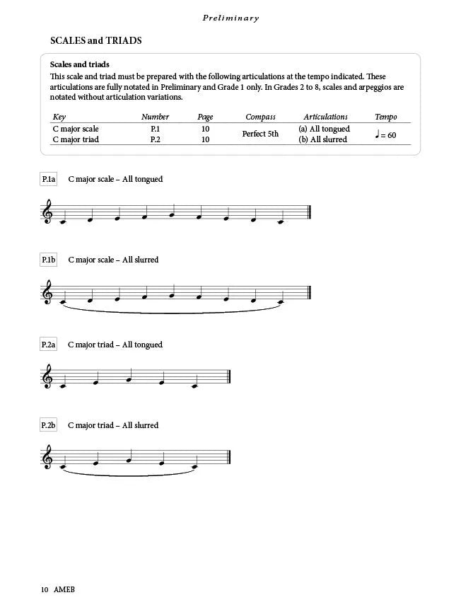 AMEB Trumpet - Technical Work Book (2019+)