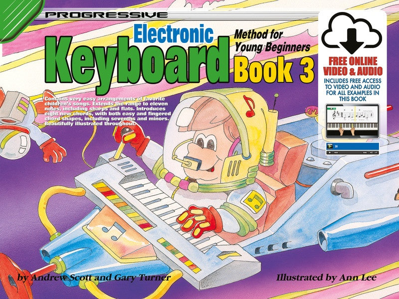 Progressive Electronic Keyboard Method For Young Beginners - Bundle A (Books 1,2,3)