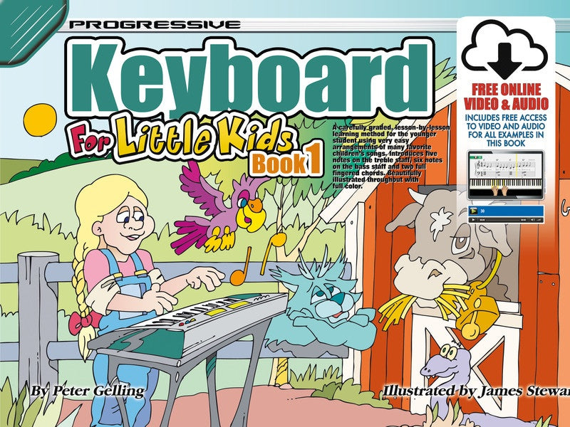 Progressive Keyboard For Little Kids - Book 1 (Book/Olm)