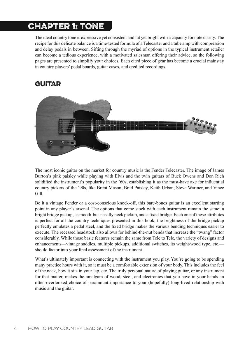 How To Play Country Lead Guitar Book/Ola