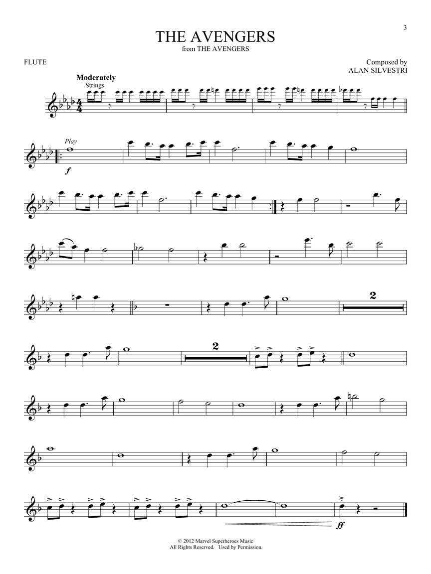 Superhero Themes Instrumental - Play Along Flute Book/Ola