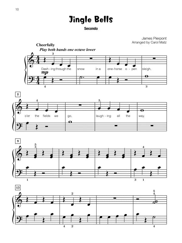 Famous & Fun Christmas Duets - Piano Book 1