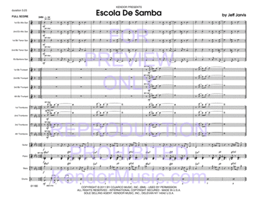 Escola Da Samba - Jazz Ensemble Level 3-4 Score/Parts