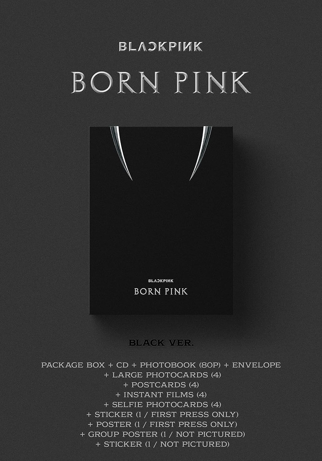 Blackpink - Born Pink - Exclusive Box Set - Black Complete Edition CD