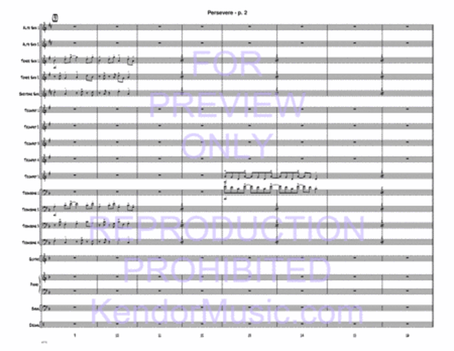 Persevere - Jazz Ensemble Score/Parts