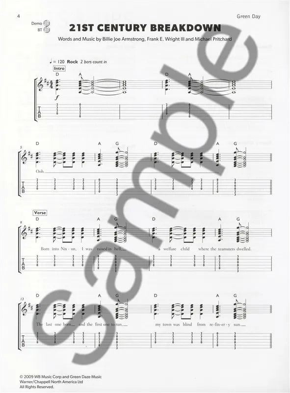 Graded Rock & Pop Guitar Songbook - Initial to Grade 1