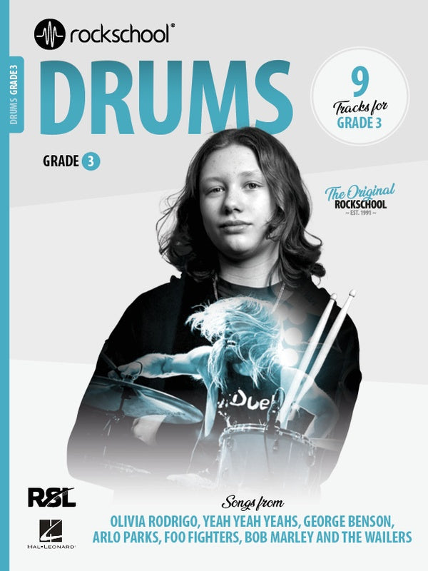 Rockschool Drums 2024+ - Teacher Bundle B (Debut to Grade 3 Books)