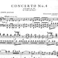 Mozart - Concerto No 4 D K 218 Violin with Piano Accompaniment Book