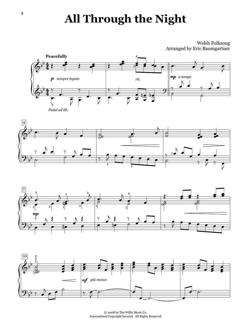 Favorite Melodies For Jazz Piano Solo Arr Baugartner