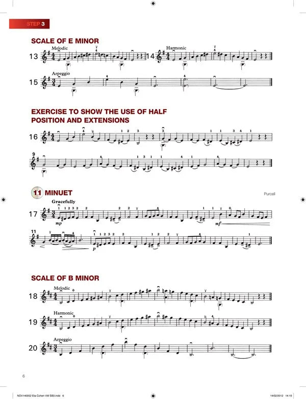 Eta Cohen - Violin Method Book 3 (Book/Cd)