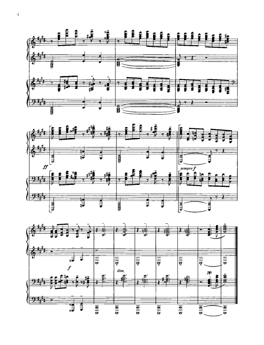 Sergei Rachmaninoff - Prelude Op 3 No 2 C Sharp Minor Piano Sheet Music (Urtext)