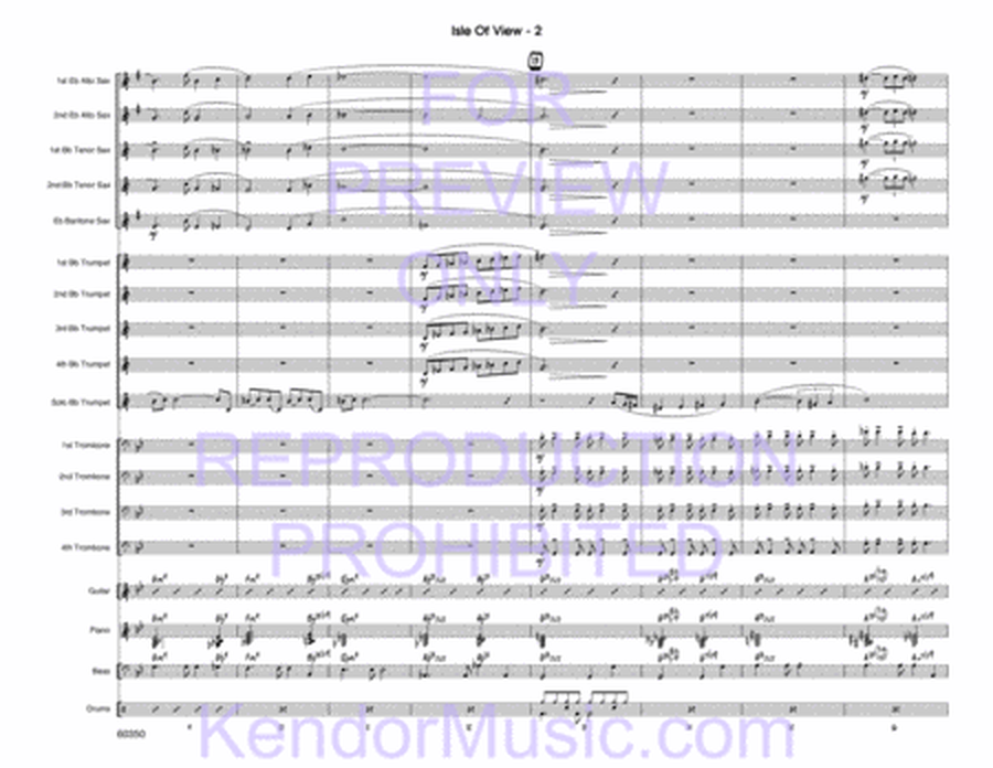 Isle Of View - Jazz Ensemble Level 1.5 Score/Parts