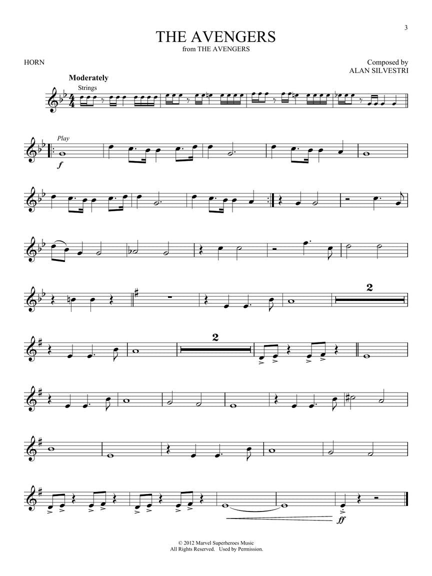 Superhero Themes Instrumental - Play Along Horn Book/Ola