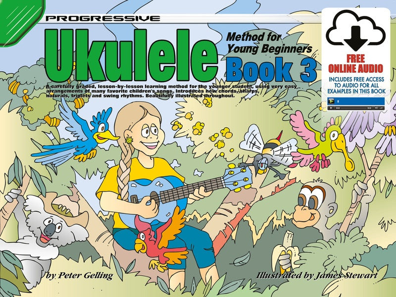 Progressive Ukulele Method For Young Beginners - Bundle A (Books 1,2,3)