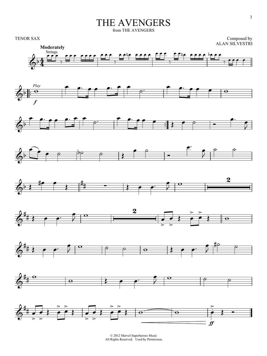 Superhero Themes Instrumental - Play Along Tenor Saxophone Book/Ola