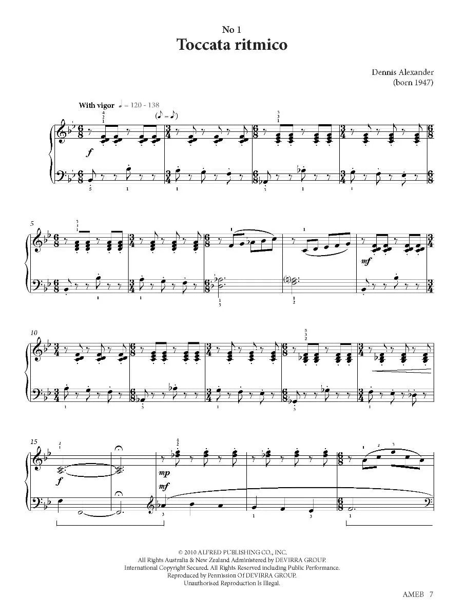 AMEB Piano For Leisure Series 4 - Grade 3 Book