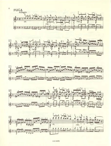 J.S Bach - Sonatas and Partitas for Violin Solo BWV 1001-1006 Book