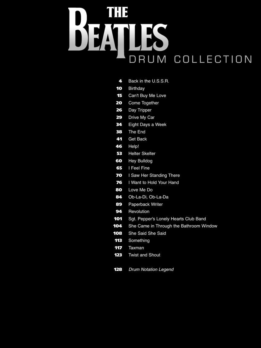 The Beatles Drum Collection Book (Recorded Versions)