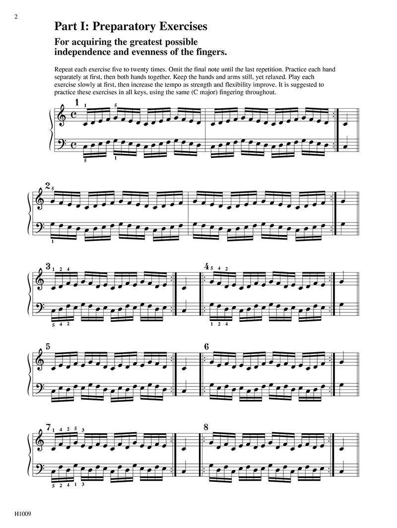 Schmitt Preparatory Exercises Op 16 For Piano Book