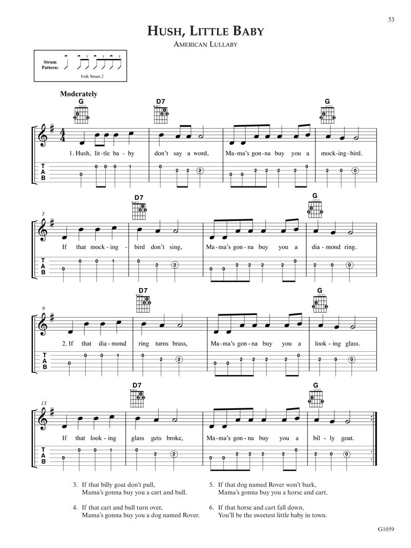 Big & Easy Songbook For Guitar With Tablature