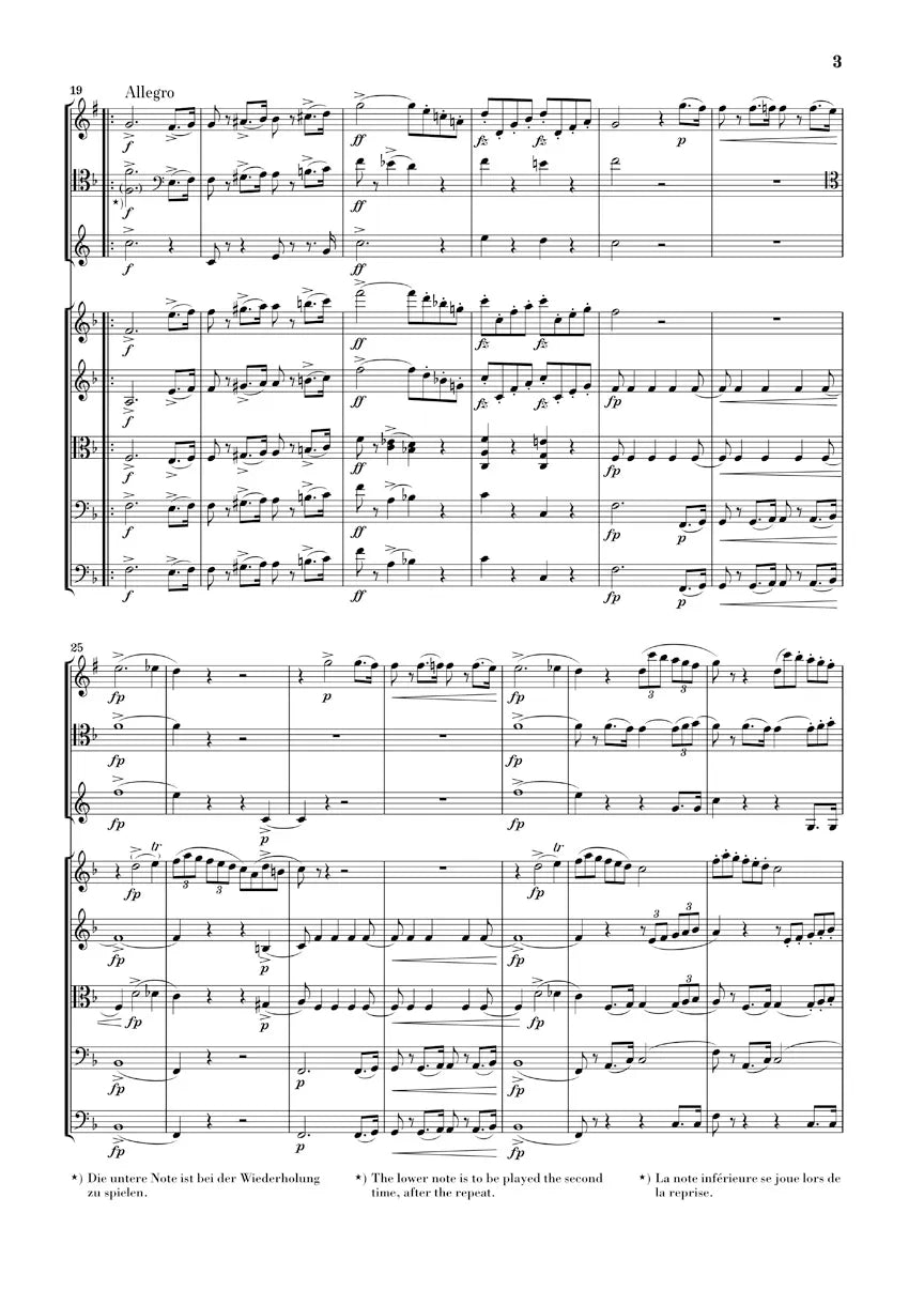 Franz Schubert - Octet In F Major D 803 Study Score Urtext Book