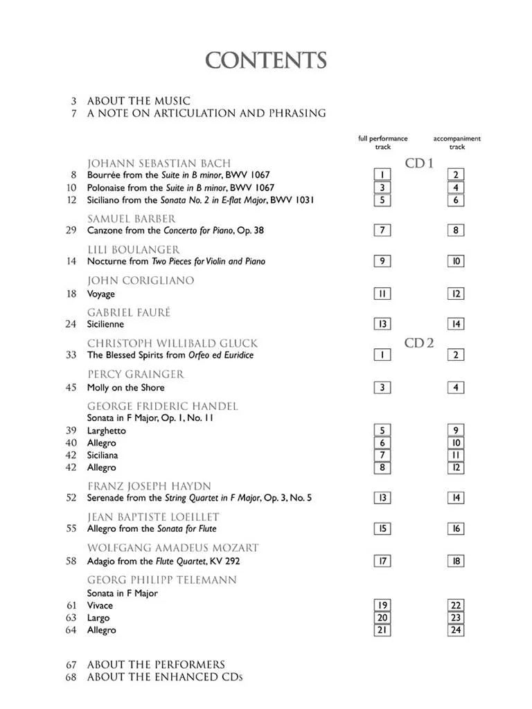 The Flute Collection - Intermediate Level Book/Ola