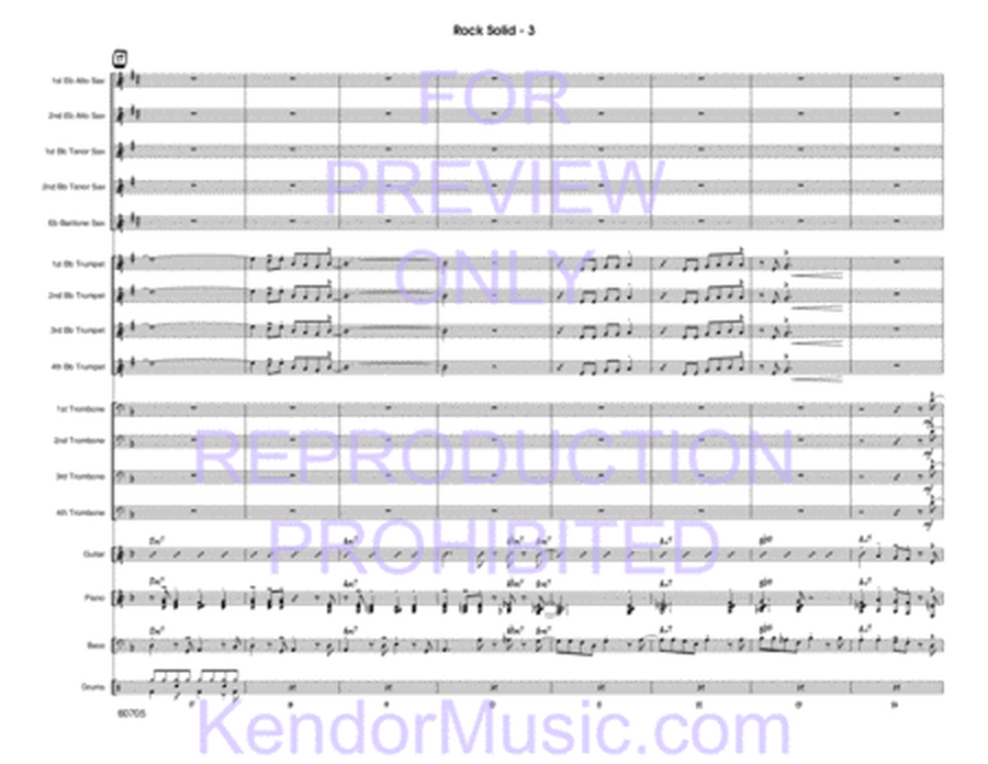 Rock Solid Jazz Ensemble Grade 2 Score/Parts