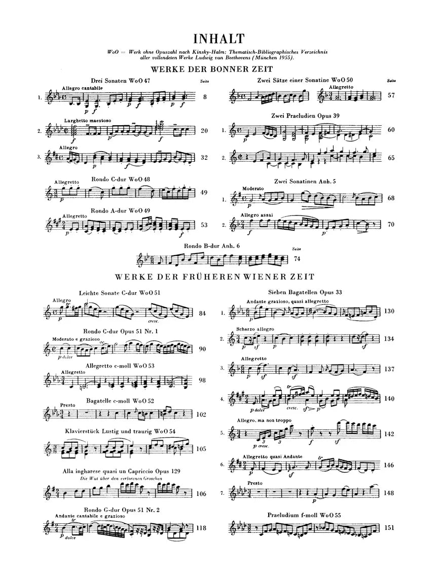 Ludwig van Beethoven - Piano Pieces Book