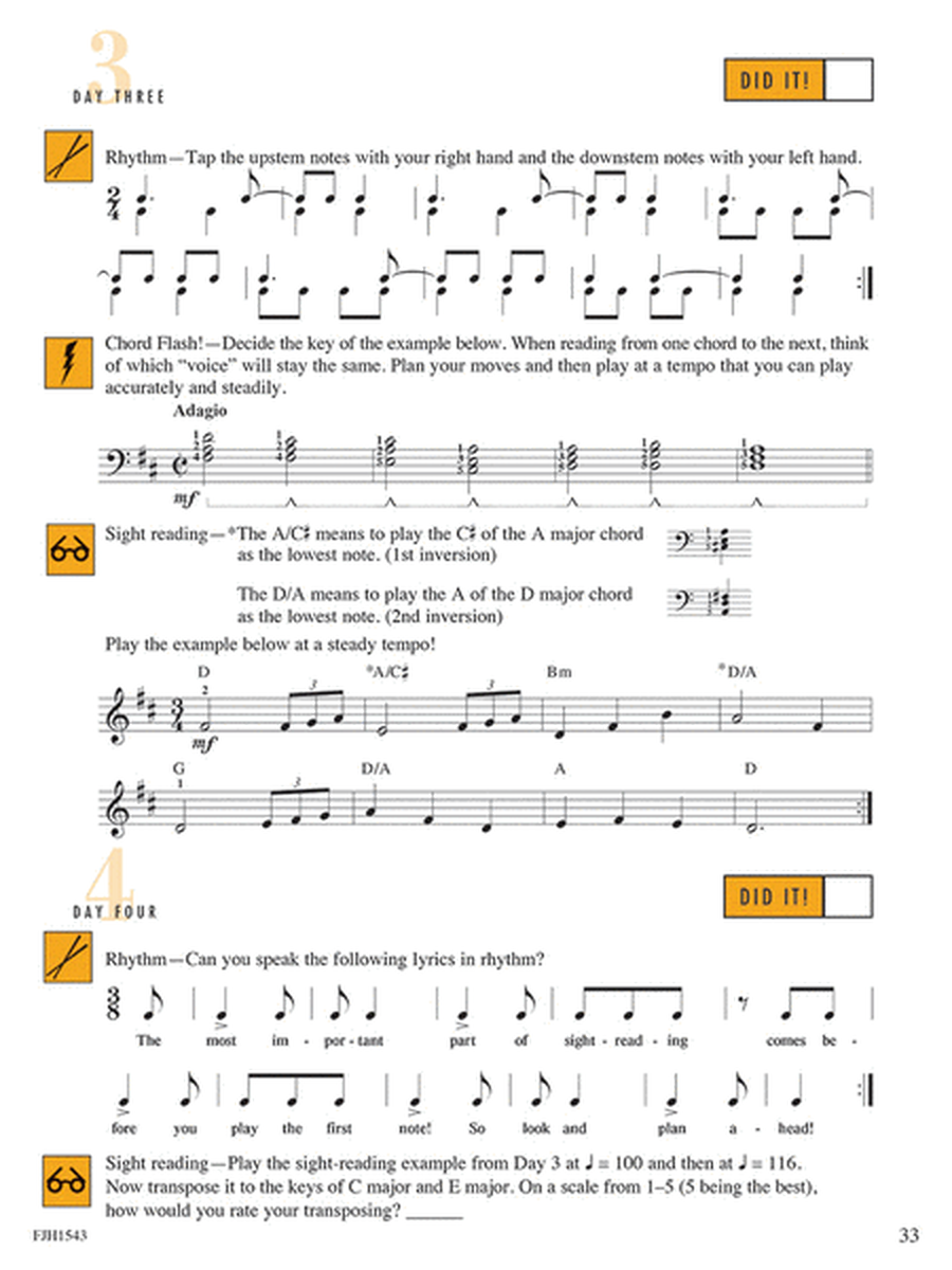 Sight Reading & Rhythm Every Day Bk 5