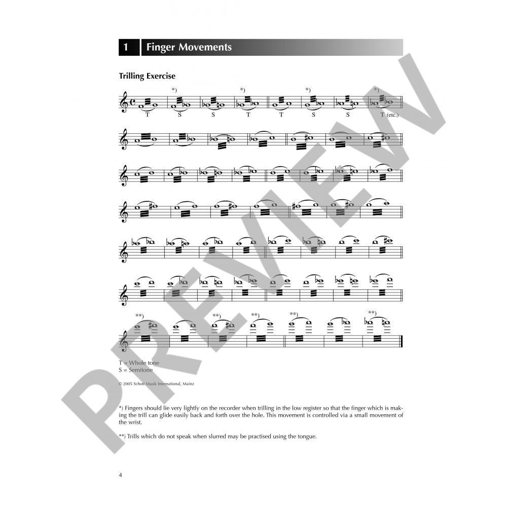 The Art of Playing the Recorder - Advanced Recorder Technique Volume 1 Book