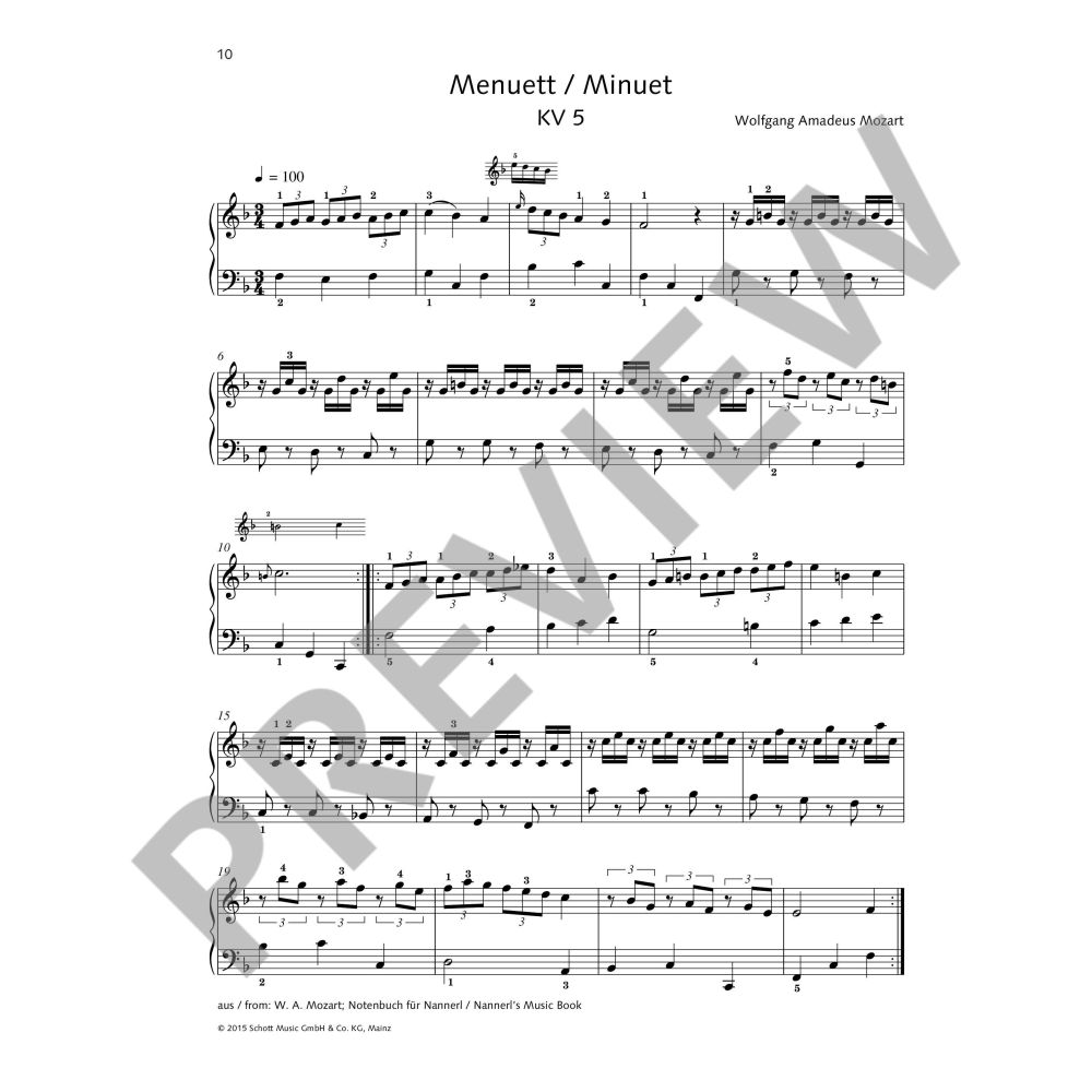 My First Mozart Easy Piano Pieces