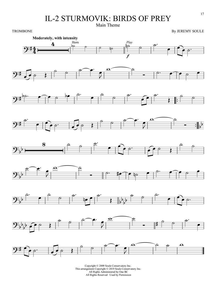 Video Game Music For Trombone Play Along Book/Ola