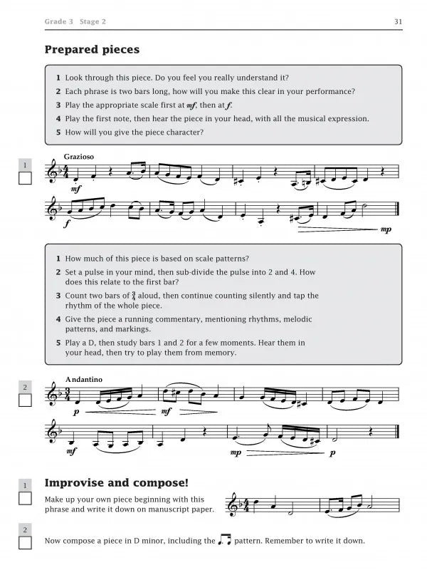 Improve Your Sight Reading - Clarinet Grades 1-3 Book (New Edition)