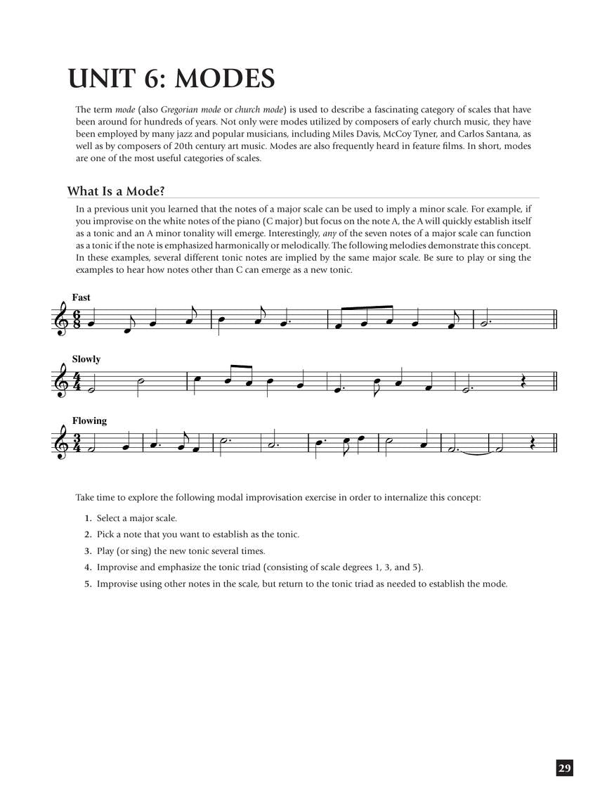 Crash Course In Scales Book