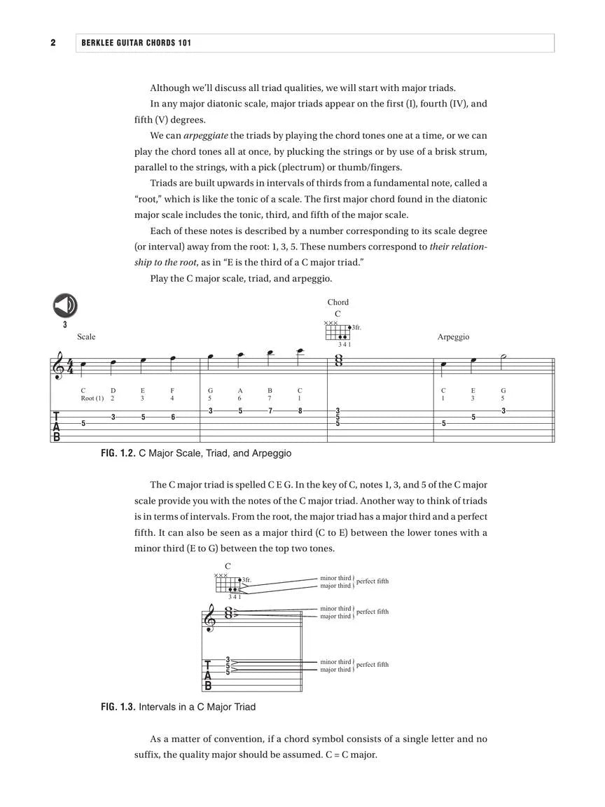 Berklee Guitar Chords 101 Book/Ola