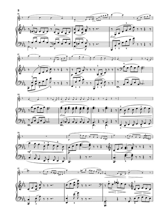 Saint-Saens - Clarinet Sonata Op 167 Urtext Book