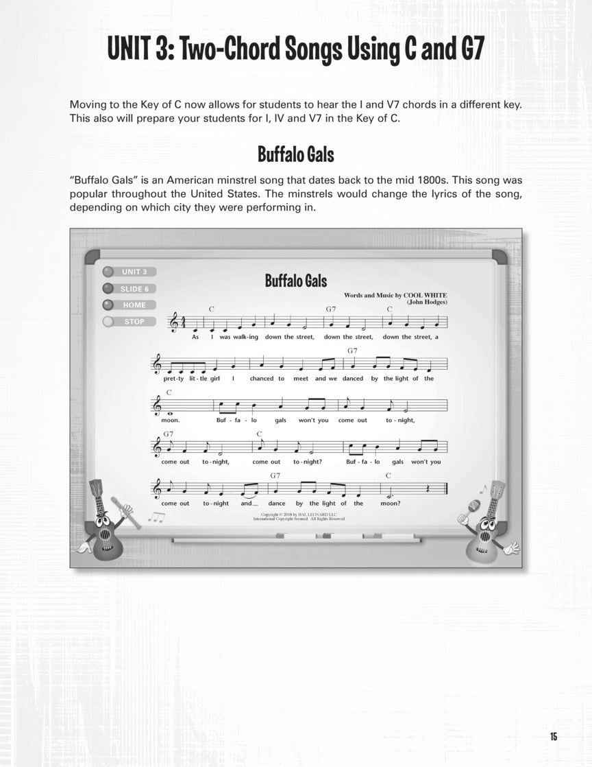 Ukuleles on Board - Play and Sing Songs in the Music Class Book