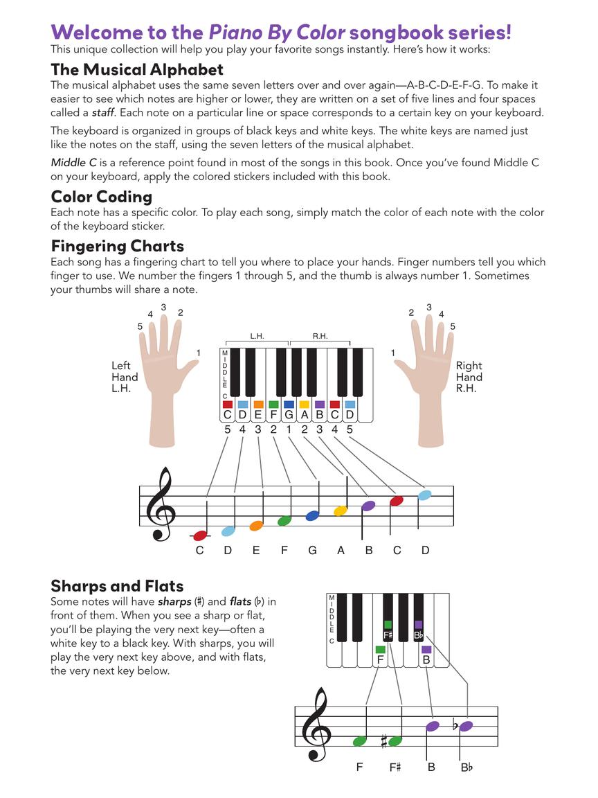 Pop Songs By Color Book - Play 23 Pop Songs Instantly