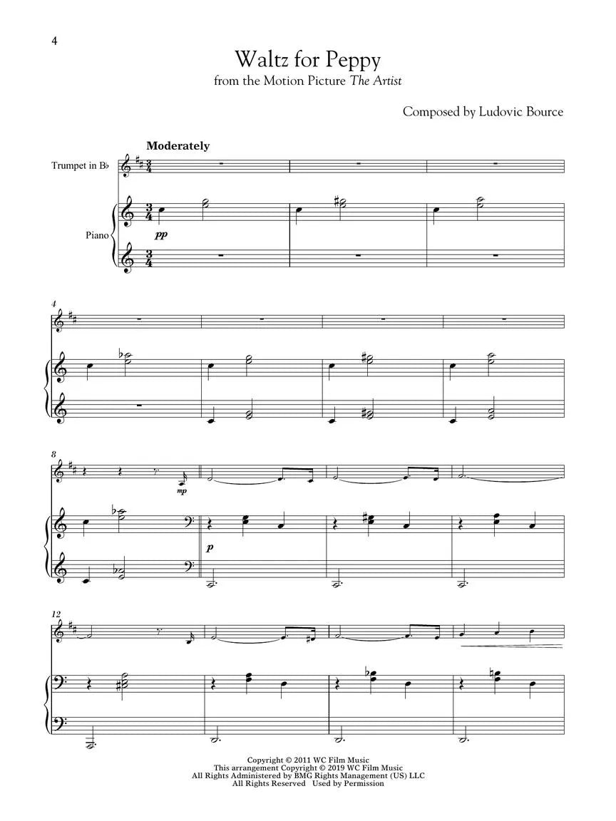 Movie Themes For Classical Players - Trumpet and Piano Book/Ola