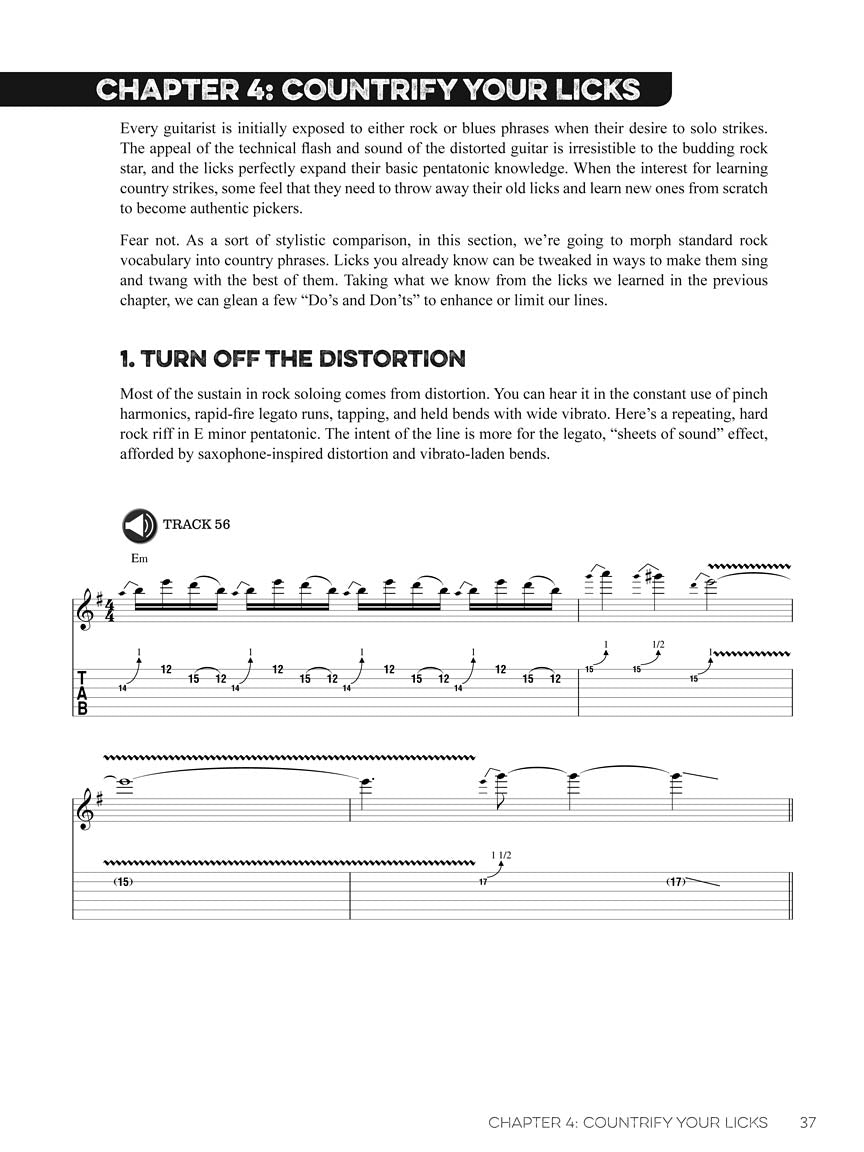 How To Play Country Lead Guitar Book/Ola