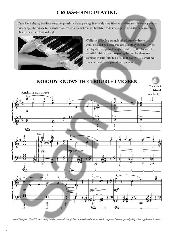 John Thompson's Modern Course for the Piano - Grade 3 Book/Cd