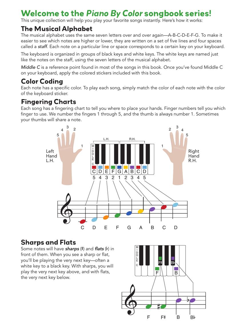 Piano by Color Book - Learn 27 Christmas Carols Instantly