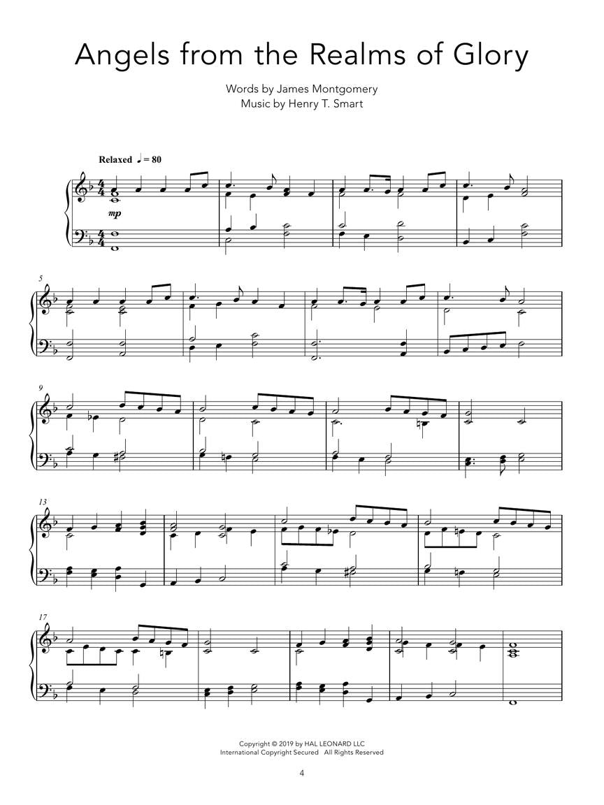 Peaceful Christmas Piano Solos Book