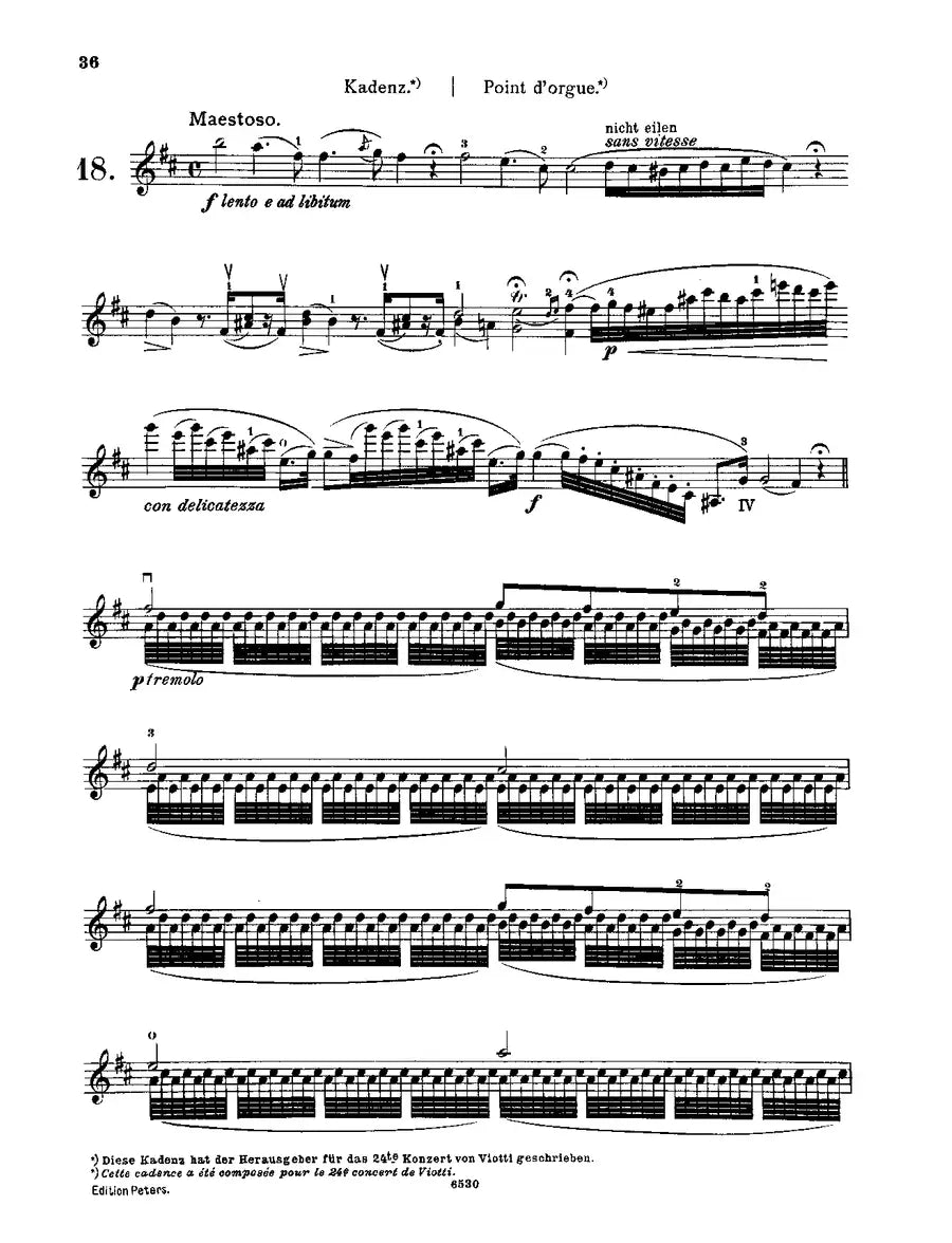 Charles Dancla - 20 Etudes Brillantes Op 73 Violin Book