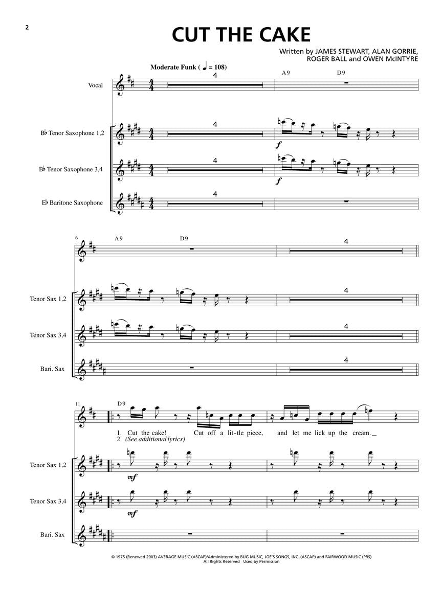 R & B Horn Section Transcribed Scores